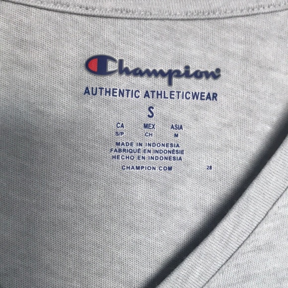 NWT- Women’s Champion SS Sleeve Tee, Oxford Gray - Picture 2 of 3